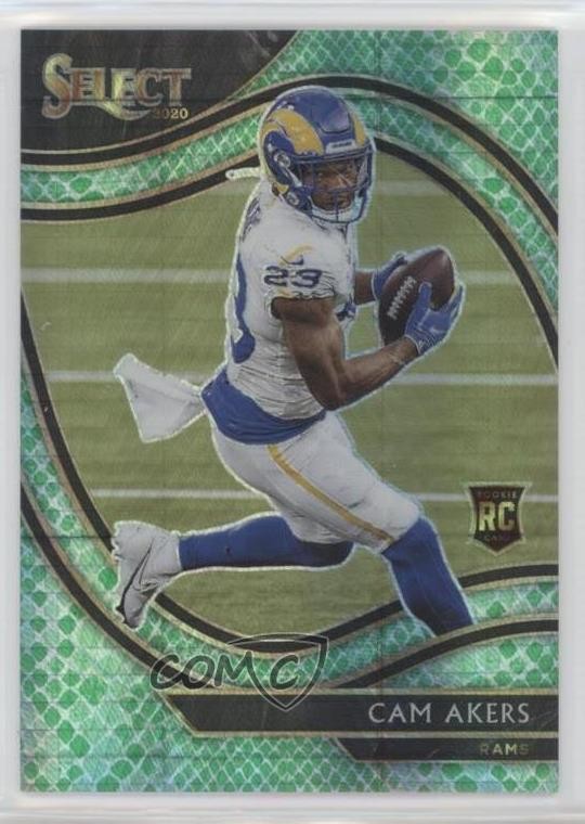 2020 Panini Select Field Level Dragon Scale Prizm 37/67 Cam Akers Rookie RC 2l4