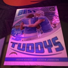 2024 Panini Donruss Optic Best Tuddys #12 Justin Herbert Quentin Johnston Charg…
