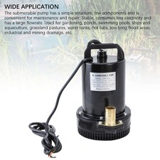 Direct Current Submersible Pump 220W 26ft Lift 1in Stainless Steel Dia For