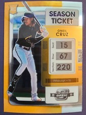 2022 Panini Contenders Optic #3 Oneil Cruz Pirates Rookie Card