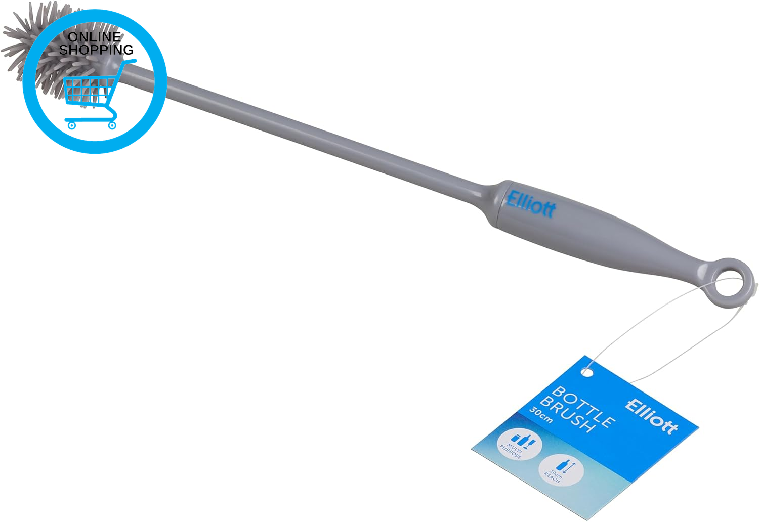 Silicone Bottle Brush, Flexible, Hygienic & Scratch-Free Cleaning Brush for Bott