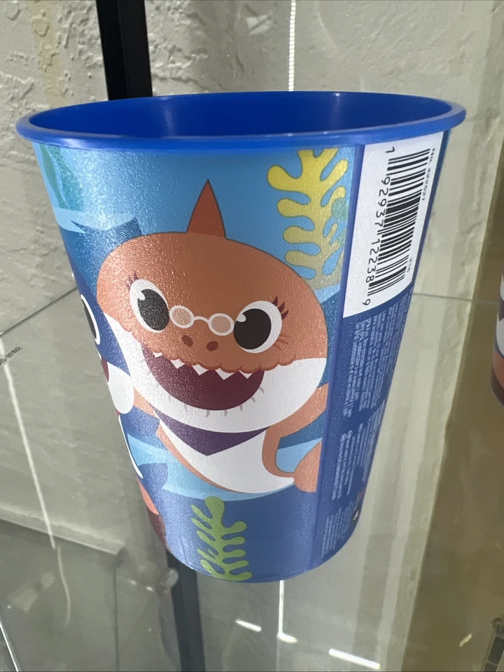 2 Pack Lot Baby Shark Designware 16oz Party Cups Plastic Favor Stadium Keepsake - Image 4 of 4