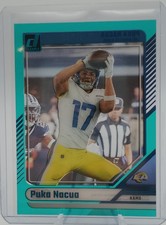 2024 Panini Clearly Donruss Teal Puka Nacua #31 0i8b
