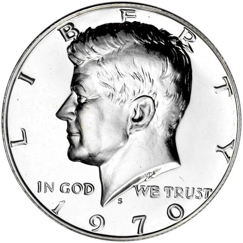 1970 S 50C 40% Proof Silver Kennedy Half Dollar