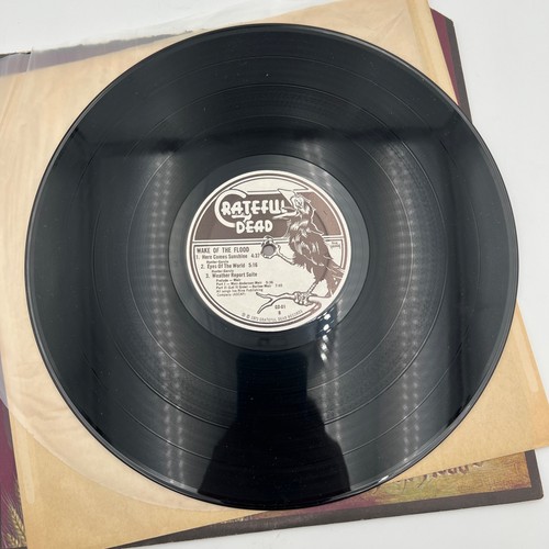 Grateful Dead Wake of the Flood LP 1973 GD-01 First Press Raven Label VG - Foto 7 di 12