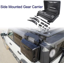 For Land Rover Defender 110 2020-2025 Side Mount Gear Box Storage Carrier Black