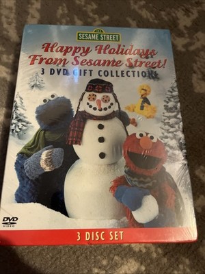 Happy Holidays from Sesame Street (DVD) New Sealed 3 Movies Christmas Elmo