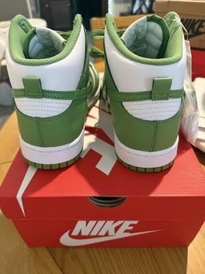 Men's Nike Dunk HI Retro BTTYS White/Chlorophyll-White (DV0829 101
