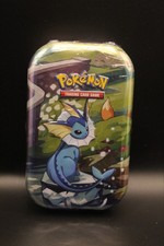 Pokémon Scarlet & Violet Prismatic Evolutions Vaporeon & Leafeon Mini Tin SEALED