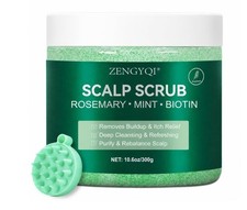 Rosemary Mint Scalp Scrub Biotin Exfoliator Dandruff Removal Hair Care