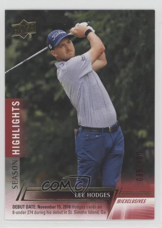 2024 Upper Deck Debuts UD Exclusives 86/100 Lee Hodges #73 Rookie RC 1o9l