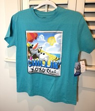 Disney Frozen Kids T Shirt NWT Size L 10/12 Chillin Olaf Snowman Cotton