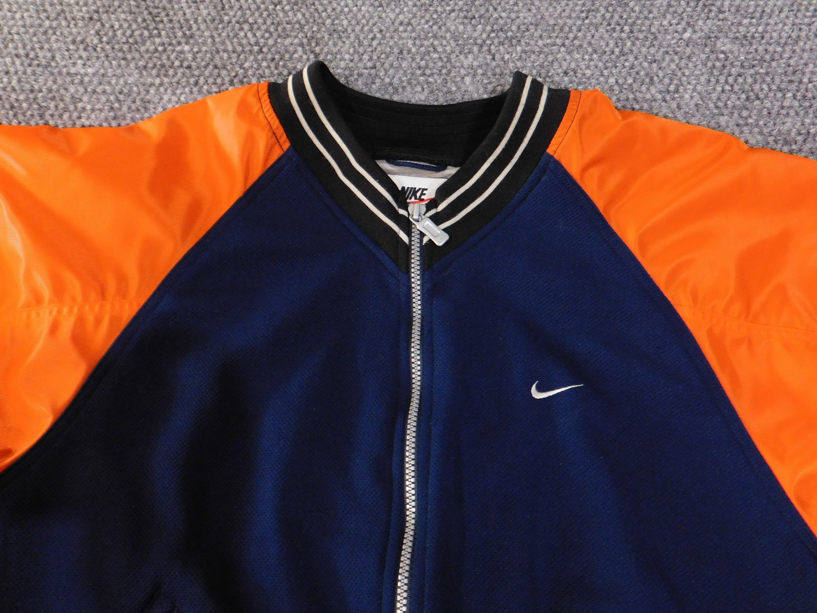 SACAI X NIKE Giacca Nike vintage uomo grande full zip Varsity pista atletica anni 90