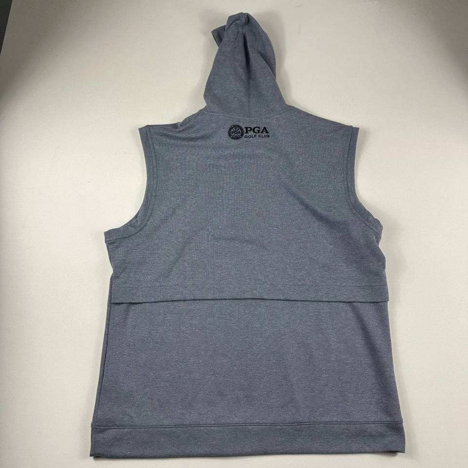 Chaleco de Golf Nike PGA Club de Golf para Hombres XL Con Capucha 1/2 Cremallera Activo FQ8879-003 Gris Foto 3 de 4