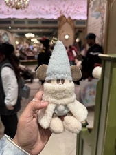 Tokyo Disney Resort Christmas  2025 Lil RingRing Mickey Fairy Plush Badge Blue