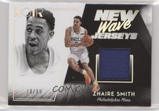 2018-19 Panini Noir New Wave Jerseys 14/99 Zhaire Smith #NW-ZSM 7zf