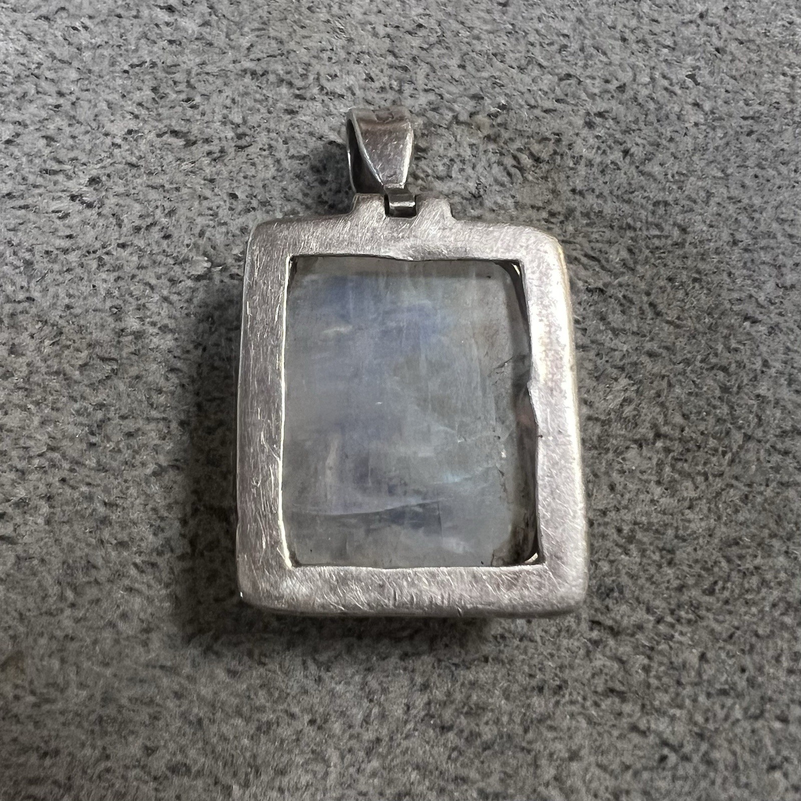 Vintage Artisan Made Rectangular Labradorite Ster… - image 11