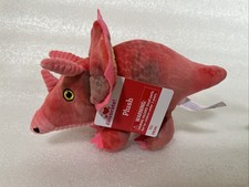 Way To Celebrate 8 Valentine s Day Pink Triceratops Dinosaur Plush Stuffed New