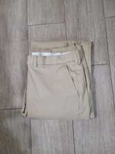 GEORGE Mens Tan KhakiFlex Stretch Flat Front Performance Dress Pants 40x32