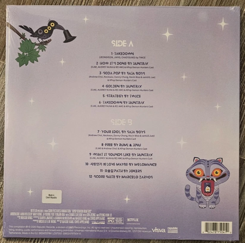 KPop Demon Hunters Soundtrack from the Netflix Film Exclusive LP Smokey Fuschia - Bild 4 von 4