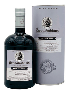 (180,28 /l) Bunnahabhain 14 Years Feis Ile 2024 Ruby Port Finish Single Malt Sco