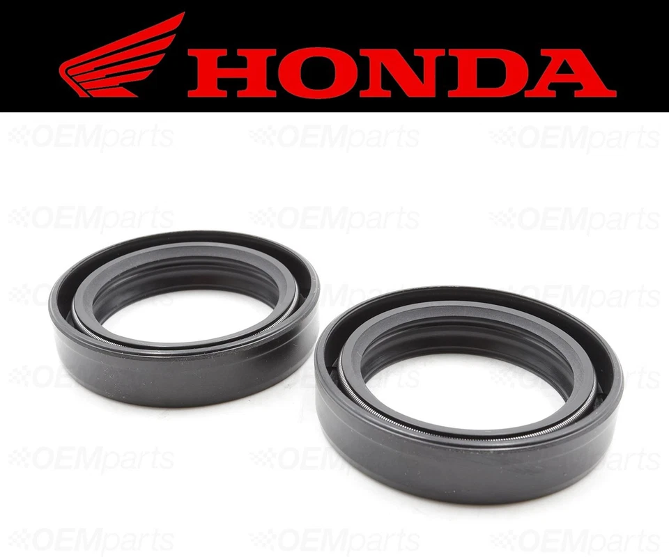 Juego de (2) sello de aceite de horquilla delantera Honda (ver tabla de montaje) #51490-MC5-305 Foto 2 de 3