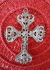 Vintage  Florentine Cross Pendant   — photo 1