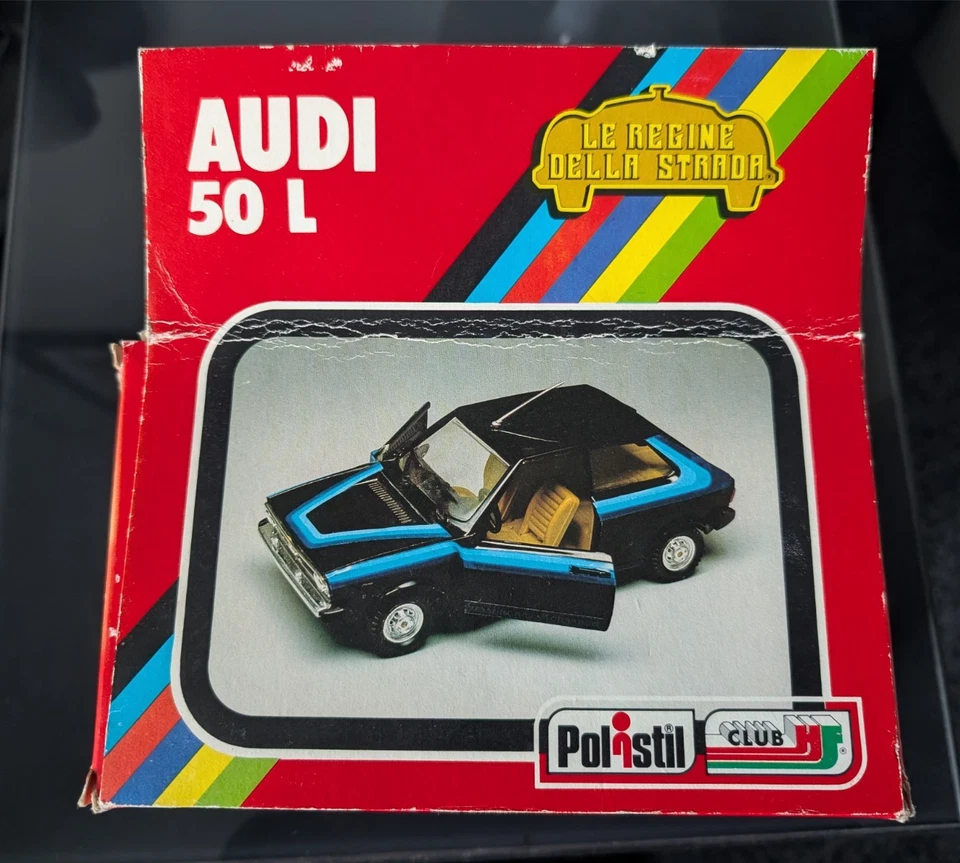 POLISTIL Audi 50L/VW Polo 1:25 Die Cast Boxed S646 Vintage 1978 Free P&P - Image 3 of 4