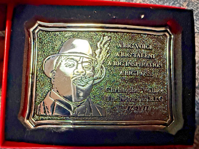 The Notorious B.I.G Belt Buckle - Christopher Wallace - 4'' X 3''  NEW IN BOX