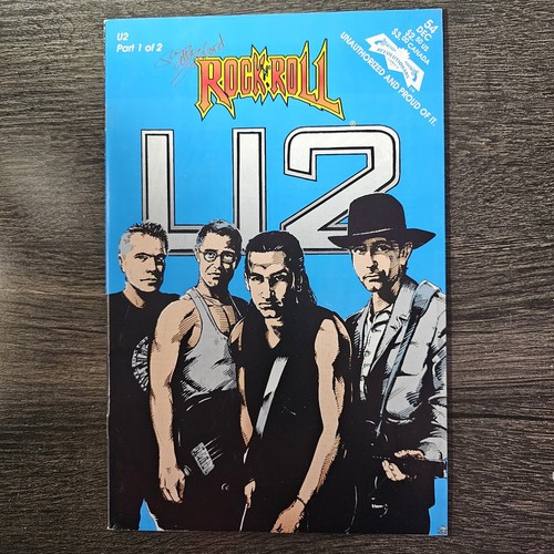 Jay Allen Sanford SIGNED Rock ‘n’ Roll U2 - Revolutionary Comics 1993 - Picture 1 of 4