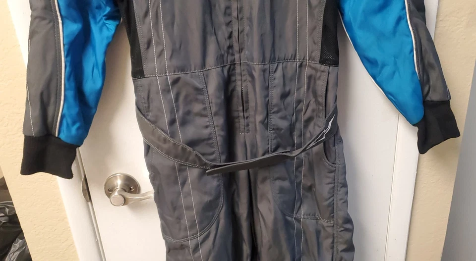 Traje de kart de carreras Alpinestars KMX-9 gris/azul talla 36 CIK-FIA # KP14308  Foto 3 de 4