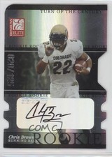 2003 Donruss Elite Turn of the Century Rookie 20/125 Chris Brown #115 Auto 0v1