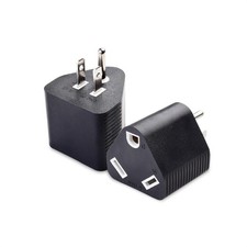 Cable Matters 2-Pack 15 Amp to 3 Prong 30 Amp RV Adapter, 15A RV Plug NEMA 5-15
