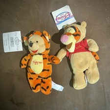 Disney Winnie The Pooh And Tigger In Costumes Bean Bag Plush Set Of Two