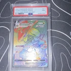 Pokémon Rayquaza VMAX Secret Rare 217/203 PSA 9 320 HP Evolving Skies Card