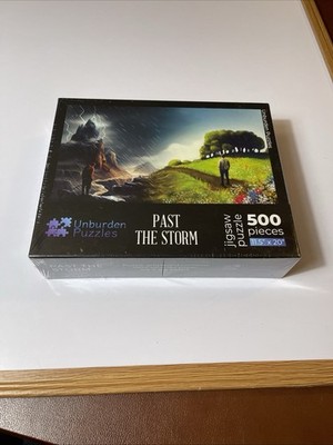 Past The Storm 500 Piece Jigsaw Puzzle Unburden Inspirational Puzzle