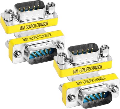 4PCs-DB9 Gender Changer D-SUB 9 Pin RS-232 Connector Serial port...