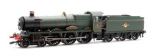 HORNBY 'OO' GAUGE R3205 BR GREEN 4-6-0 49XX 4965 'ROOD ASHTON HALL' LOCOMOTIVE