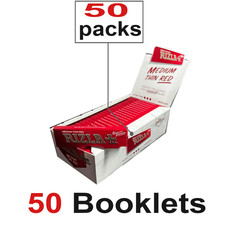 Cartine Rizla Red Regular Rosso   50 Libretti / 50 Booklets Rolling Papers