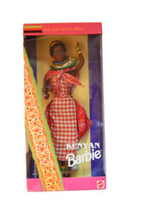 Vintage Barbie Doll 1993 NIB Collectors Doll Mattel Africa Kenyan Edition NRFB