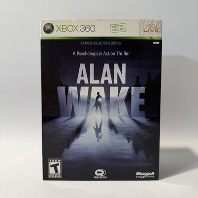 Alan Wake Limited Collector's Edition Xbox 360 Microsoft Horror No Game Disc