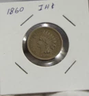1860 US Indian Cent (CN) 1c Fine (Cleaned)