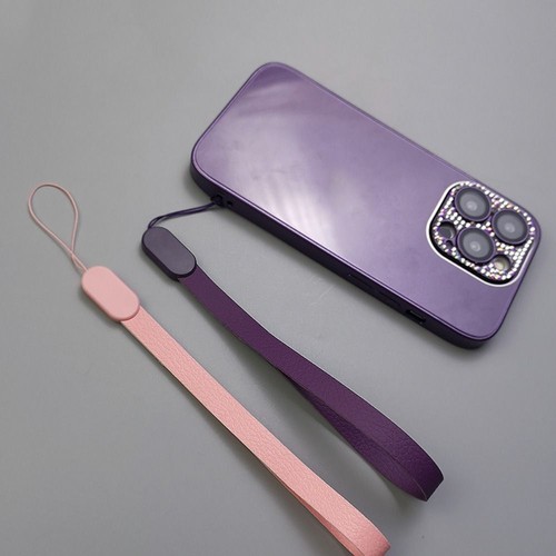 Short Leather Short Mobile Phone Lanyard Mobile Phone - 第 4/21 張圖片