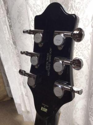 ギター ESP Jack Daniel's Distellery S/N: #001 ! ESP Jack