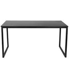 Computer Writing Desk 55" Modern Study Office Desk Corner Table Espresso Style