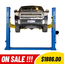 M&E 10000 lbs Two Post Lift 2 Post Car Lift Auto Lift Hoist Equipment Shipping