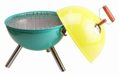 CaptainStag M-6373 Multi BBQ Stove Yellow x Green Camping Outdoor