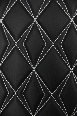 Vinyl Grain Quilted Faux Leather Upholstery Fabric | Butterfly 55'' 4mm Foam