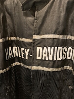 Harley-Davidson Men's XL Mesh Motorcycle Riding Jacket Large Tall