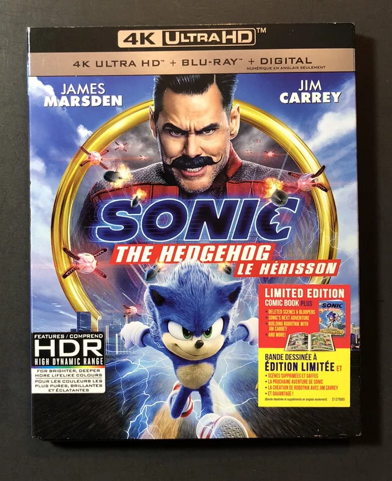 SONIC THE HEDGEHOG : 5 Minute Trailers (4K ULTRA HD) NEW 2020
